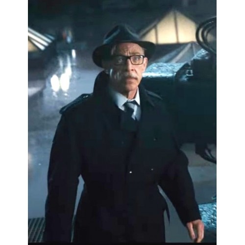 J K Simmons Justice League Commissioner Gordon Coat